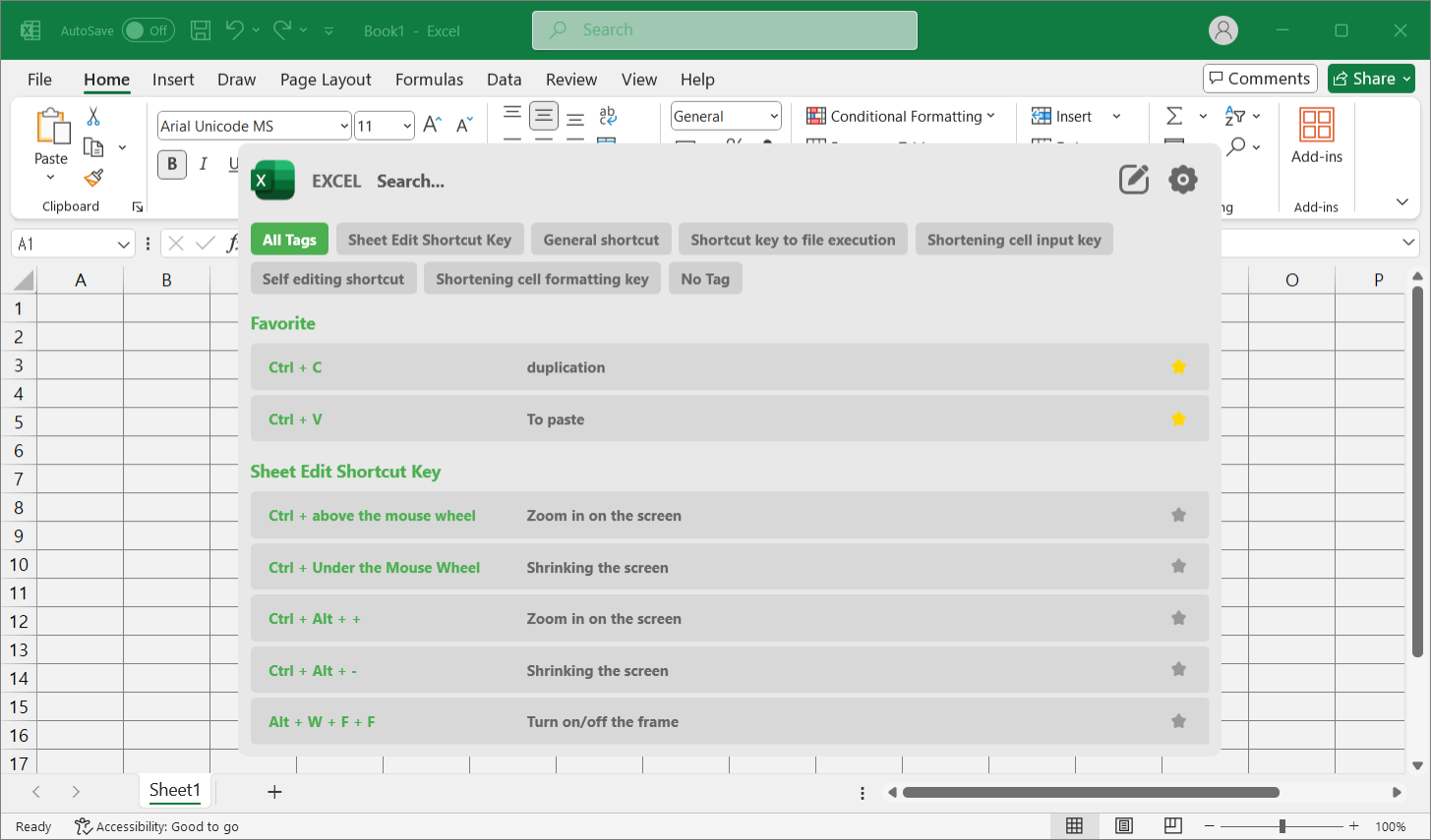 Excel Preview